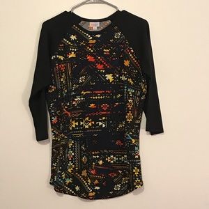 Black and Multi-Colored Geometric LuLaRoe Randy